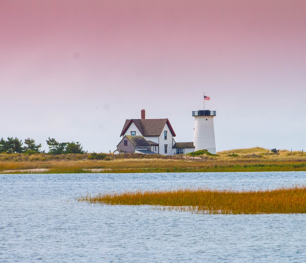 The Stage Harbor Lighthouse in Chatham is one of a kind. 